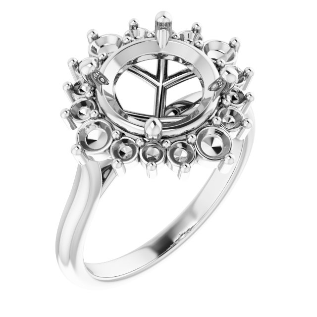 Halo-Style Engagement Ring