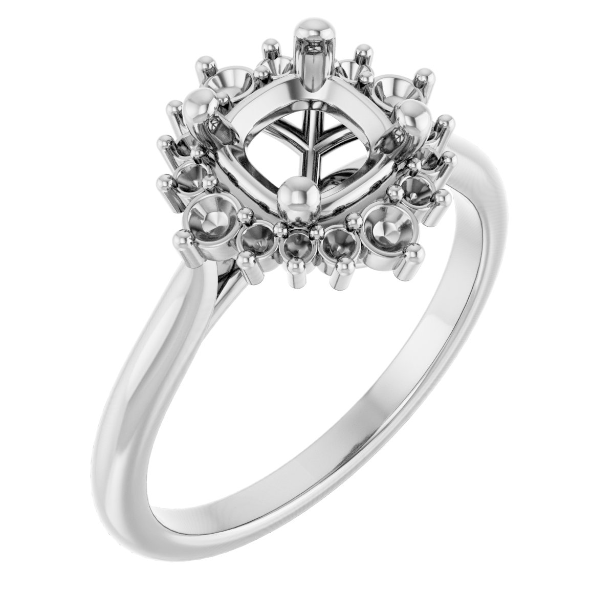 Halo-Style Engagement Ring