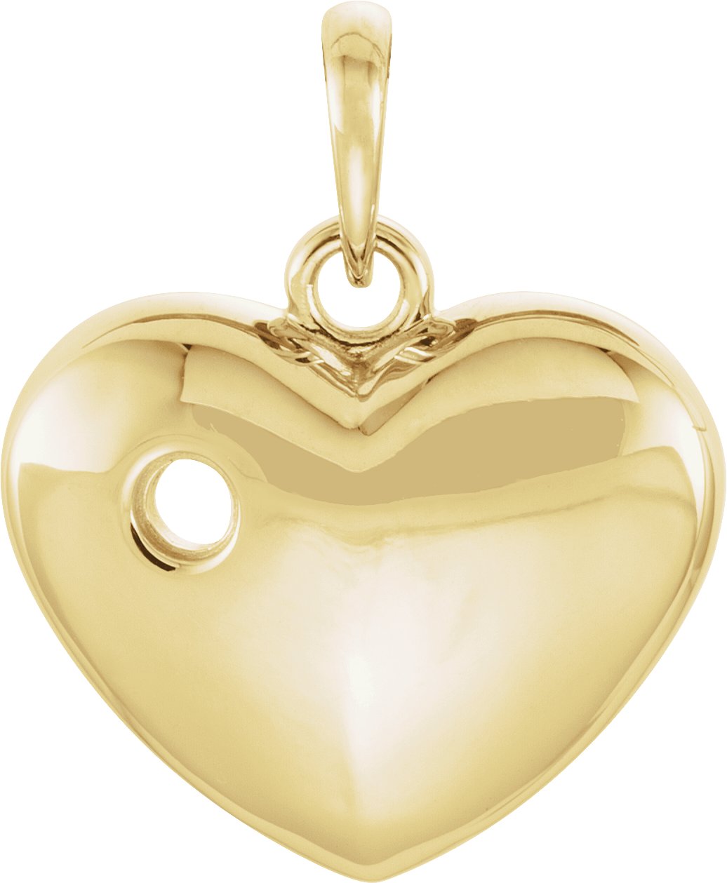 Engravable Heart Pendant