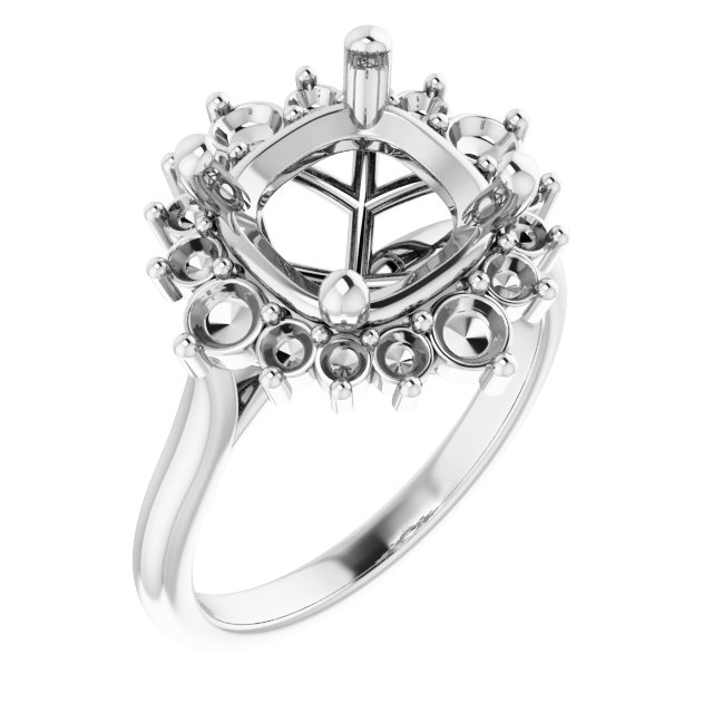 Halo-Style Engagement Ring