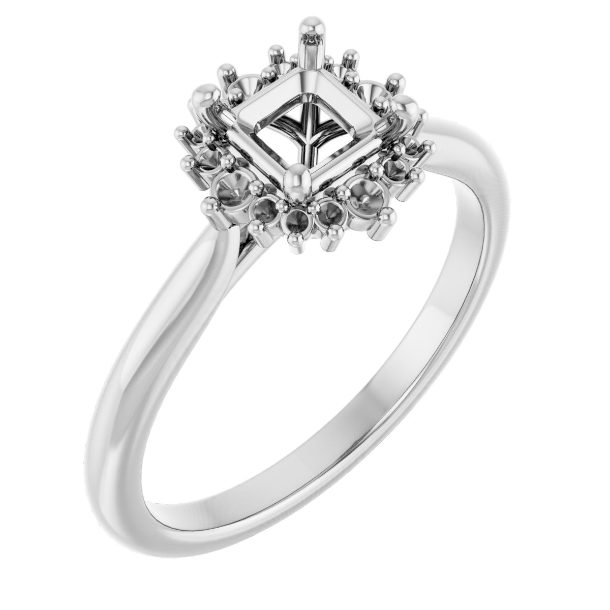 Halo-Style Engagement Ring