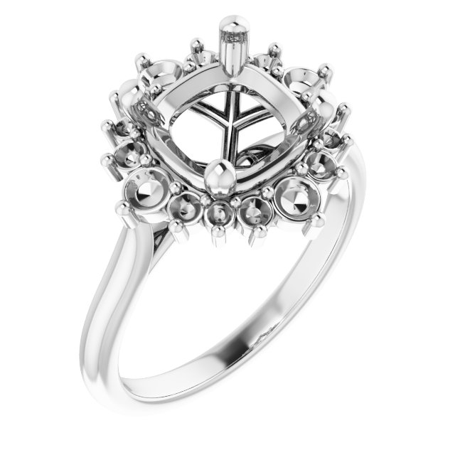 Halo-Style Engagement Ring