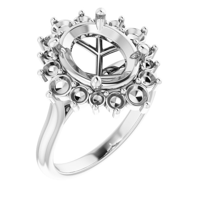 Halo-Style Engagement Ring