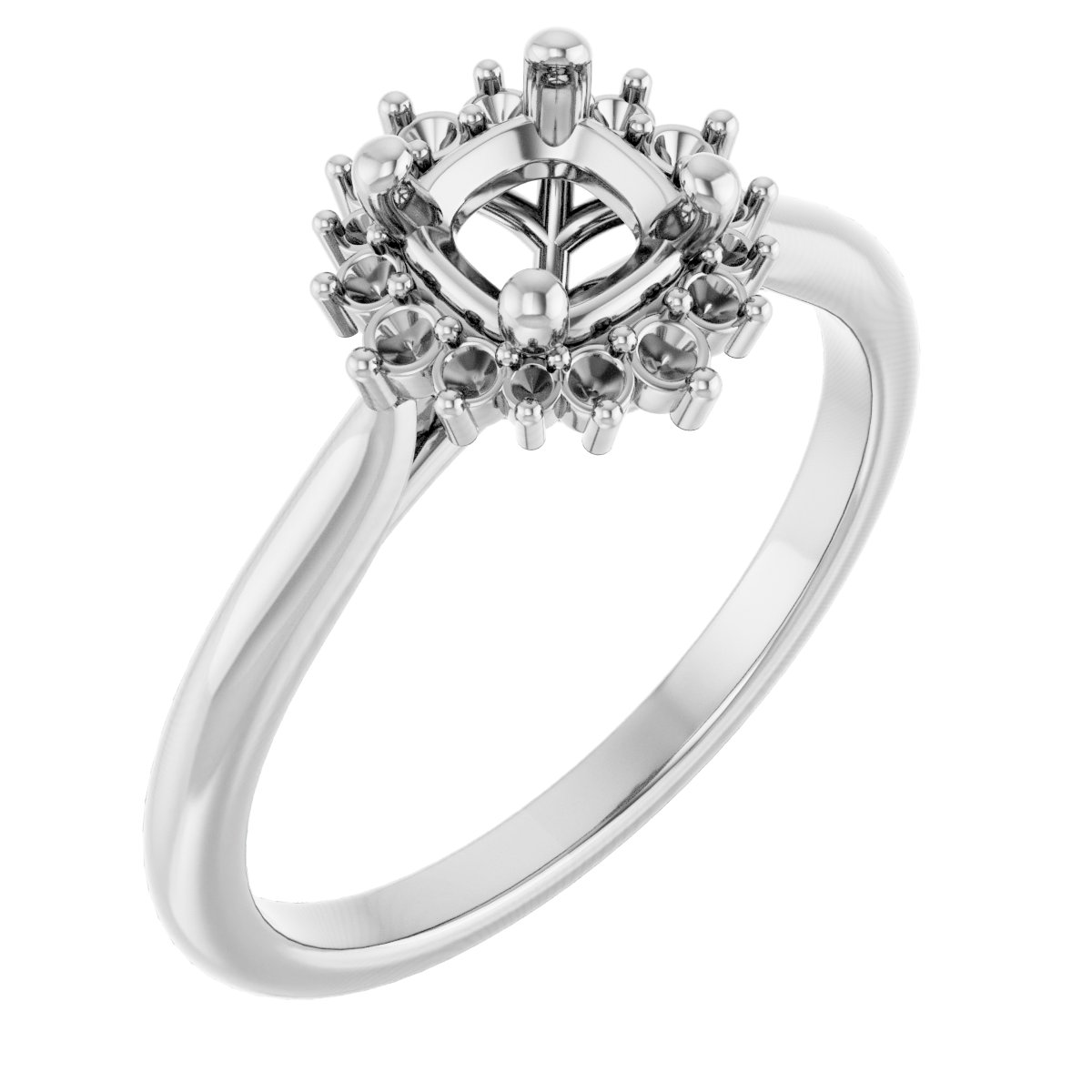 Halo-Style Engagement Ring