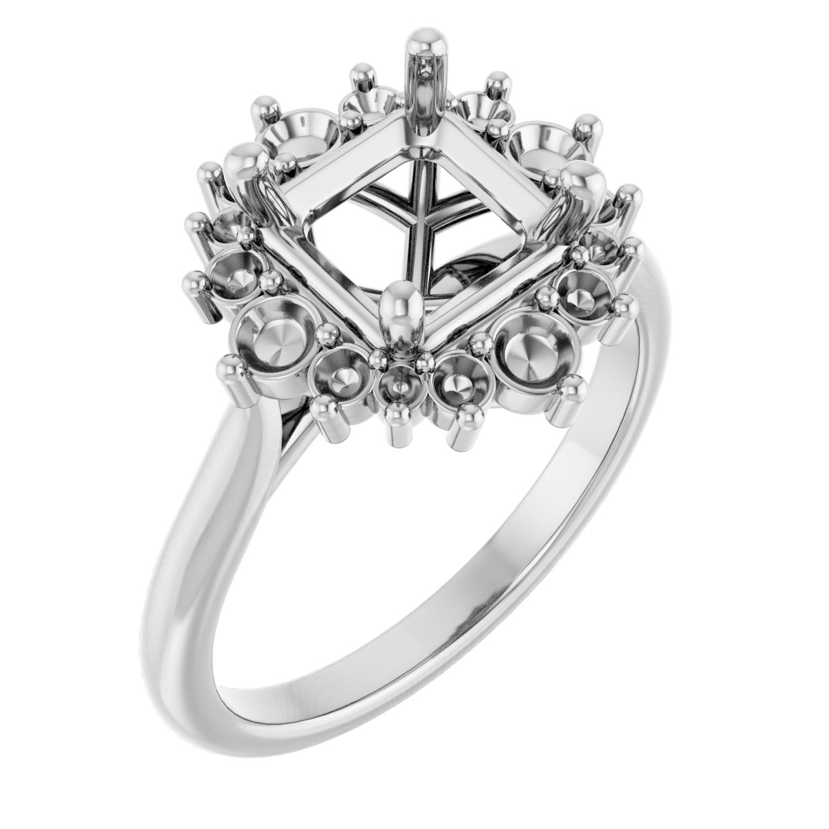 Halo-Style Engagement Ring