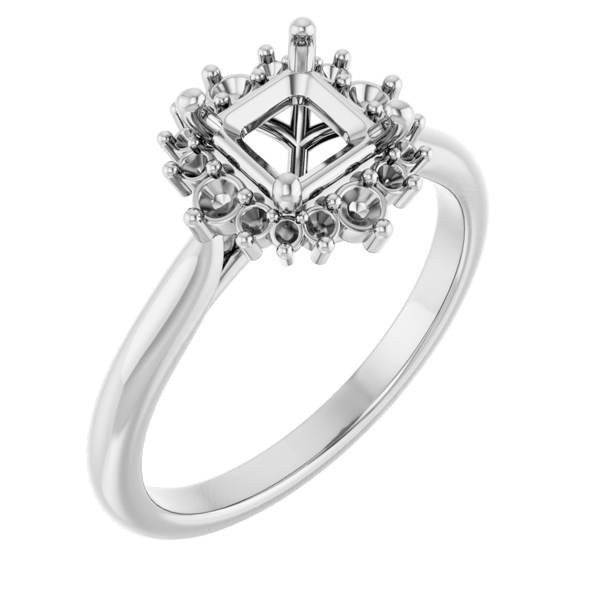 Halo-Style Engagement Ring