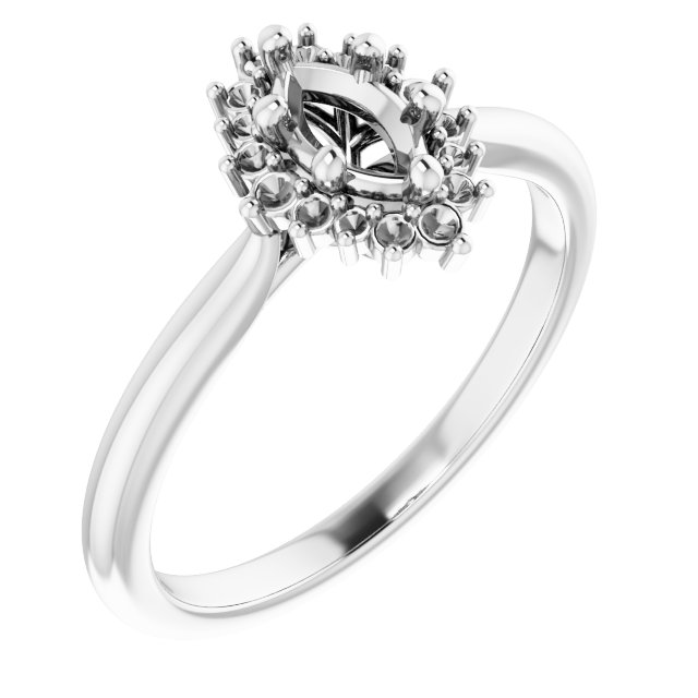 Halo-Style Engagement Ring