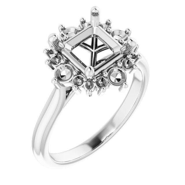 Halo-Style Engagement Ring