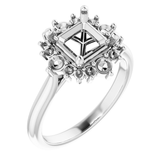 Halo-Style Engagement Ring