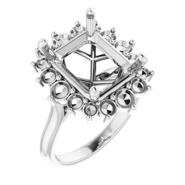 Halo-Style Engagement Ring