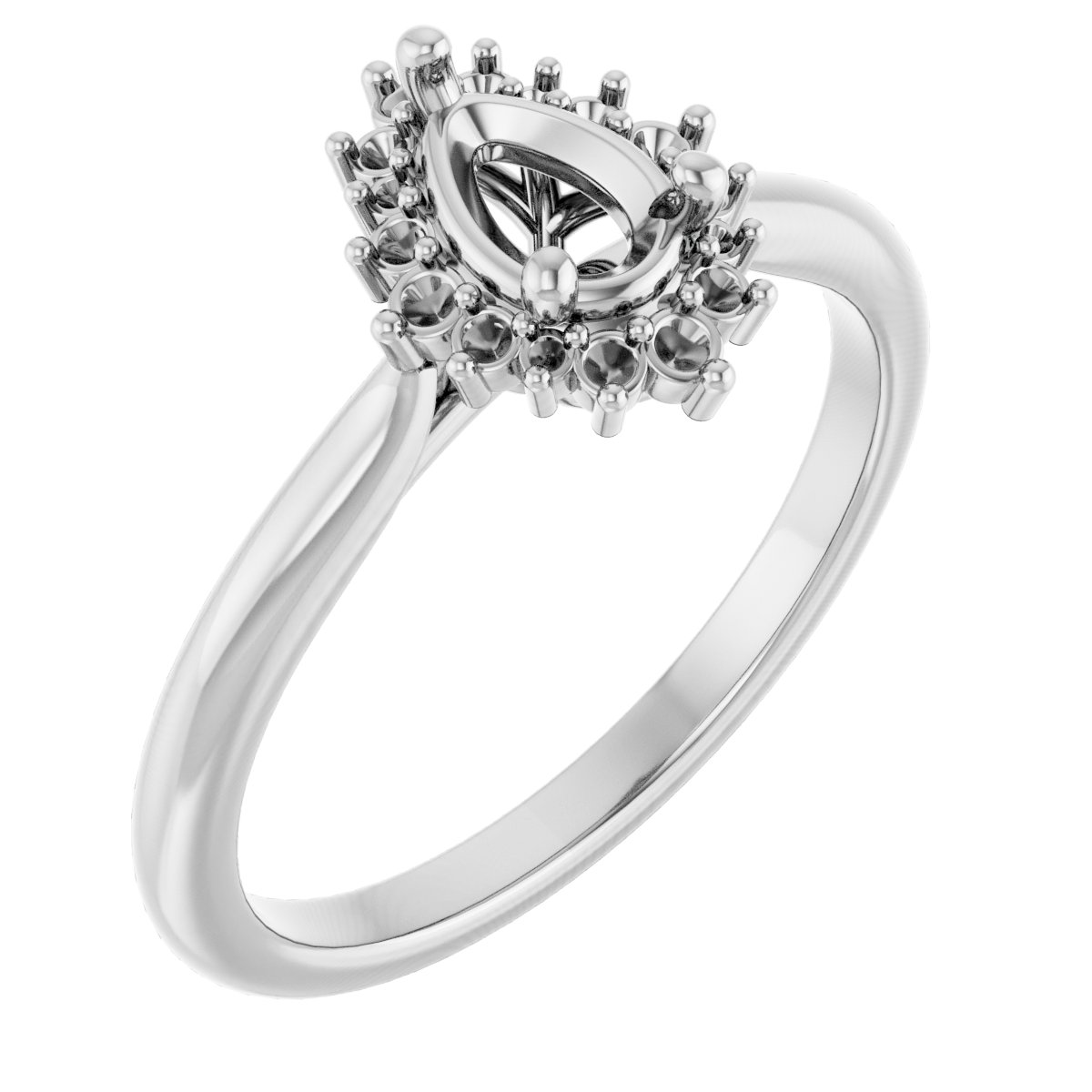 Halo-Style Engagement Ring