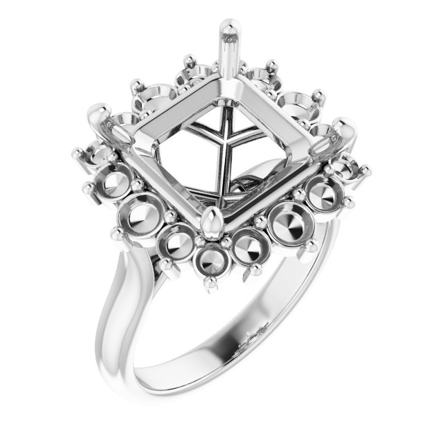 Halo-Style Engagement Ring