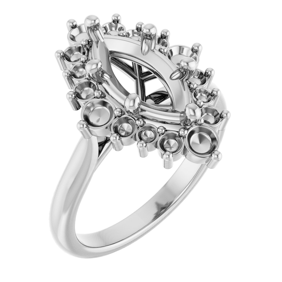 Halo-Style Engagement Ring