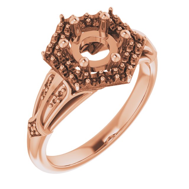 Halo-Style Engagement Ring or Band