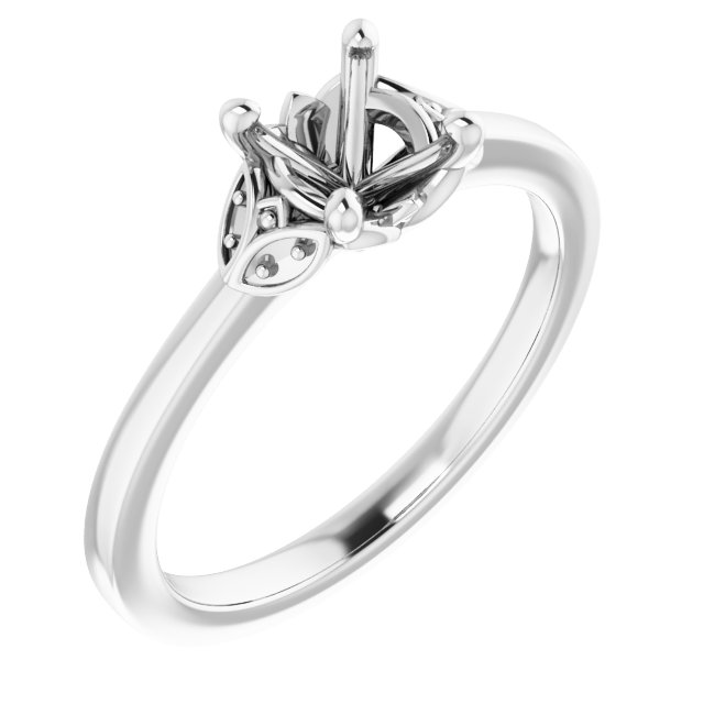 Accented Engagement Ring