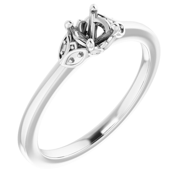 Accented Engagement Ring