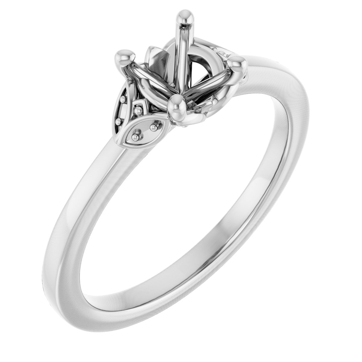 Accented Engagement Ring