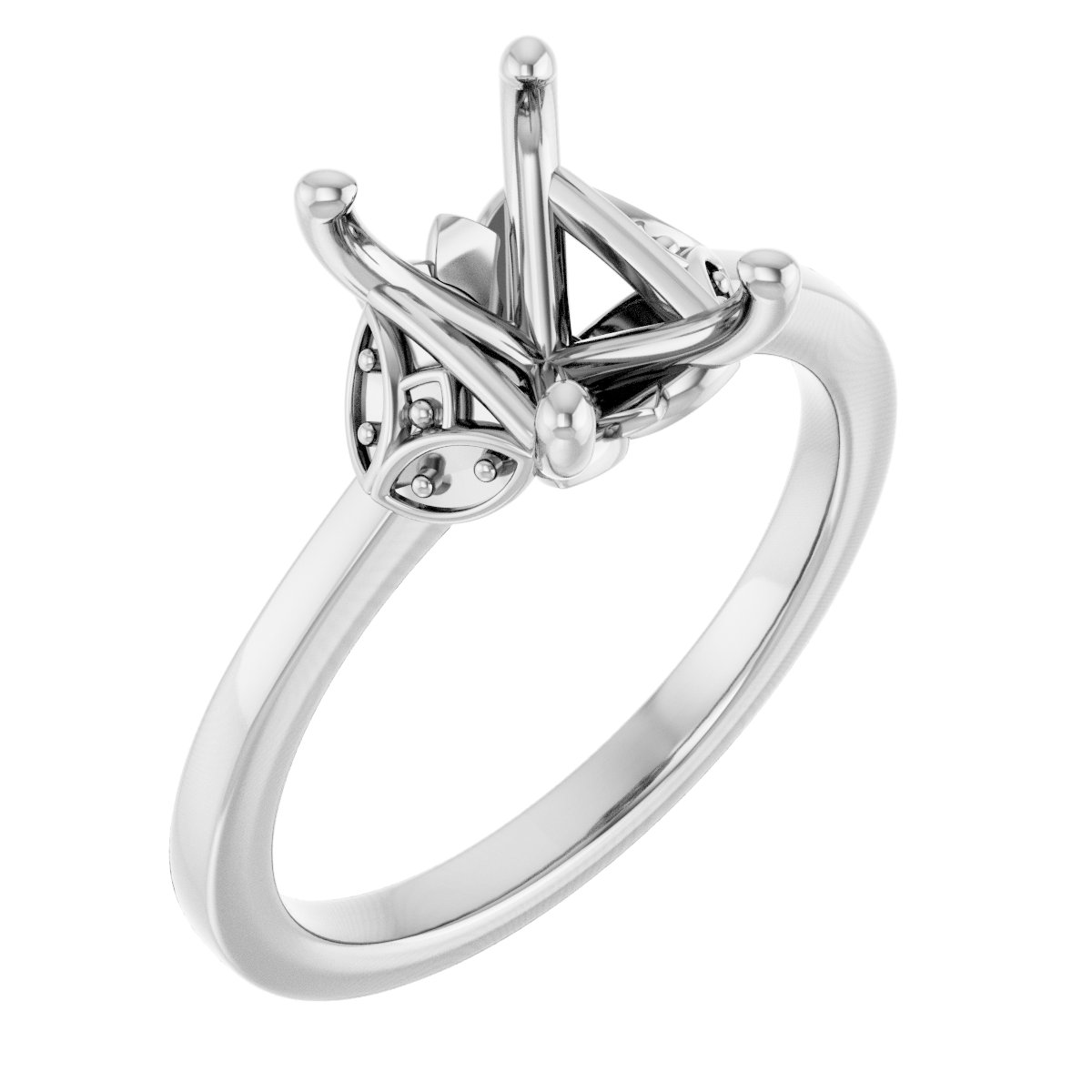 Accented Engagement Ring