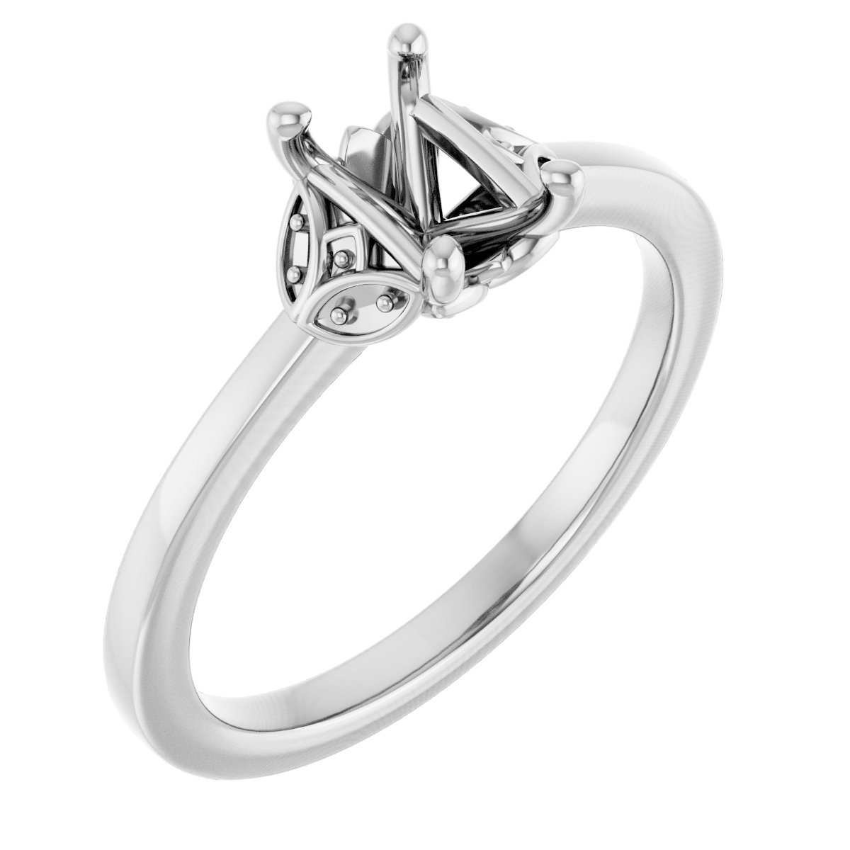 Accented Engagement Ring