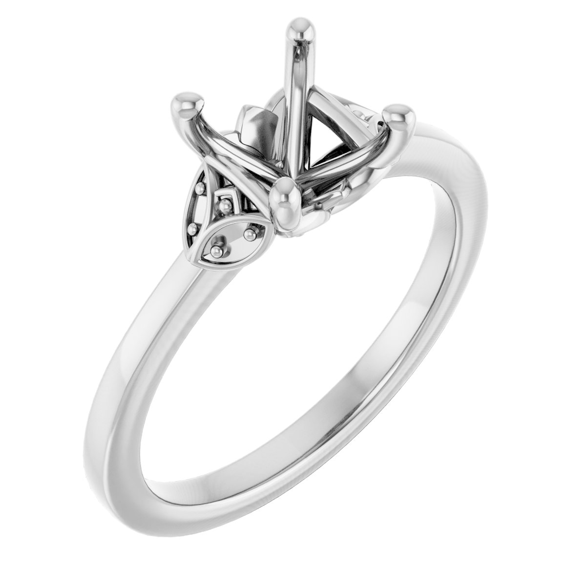 Accented Engagement Ring