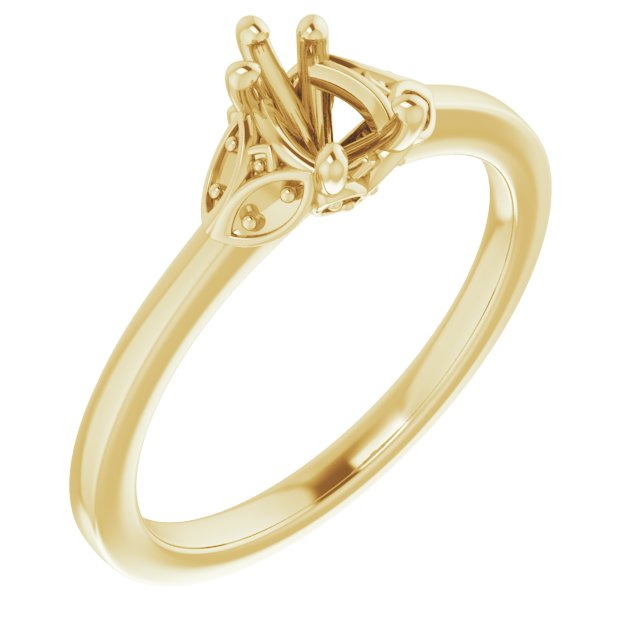 Accented Engagement Ring