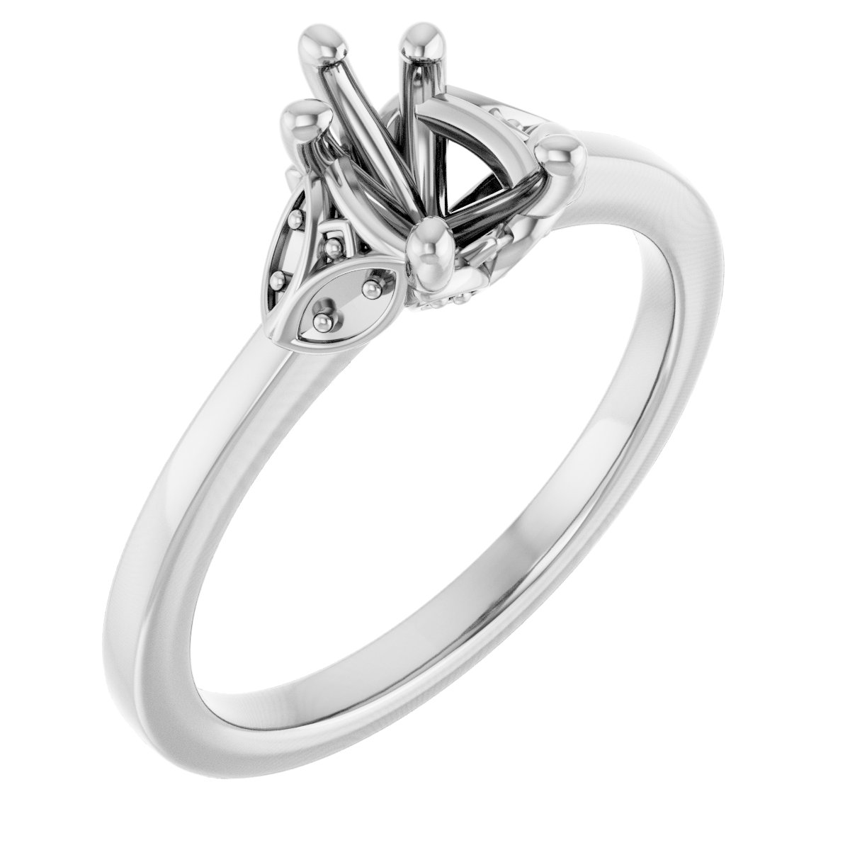 Accented Engagement Ring