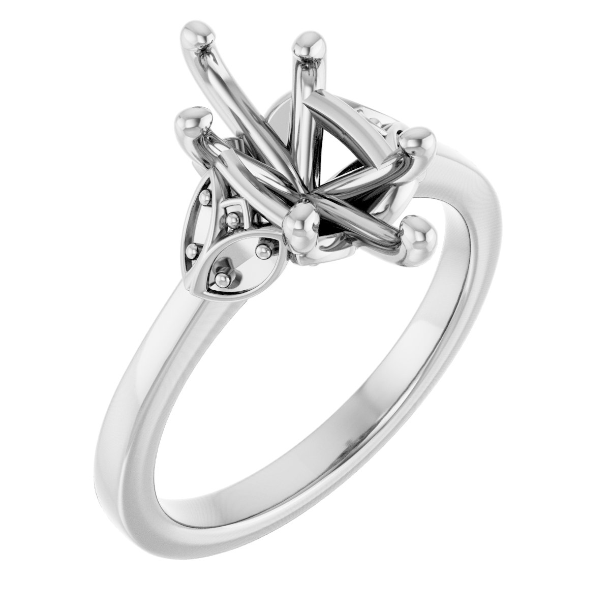 Accented Engagement Ring
