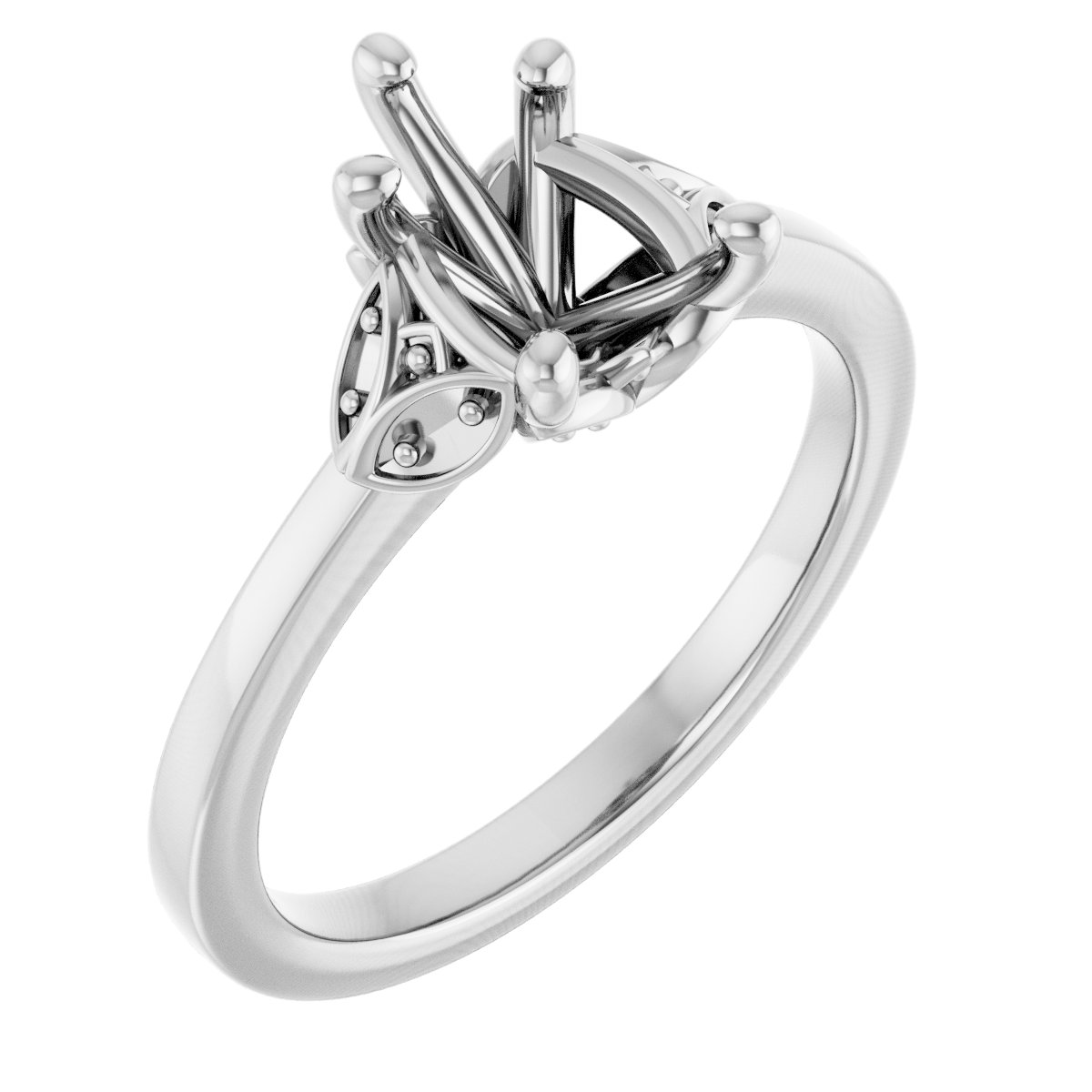 Accented Engagement Ring