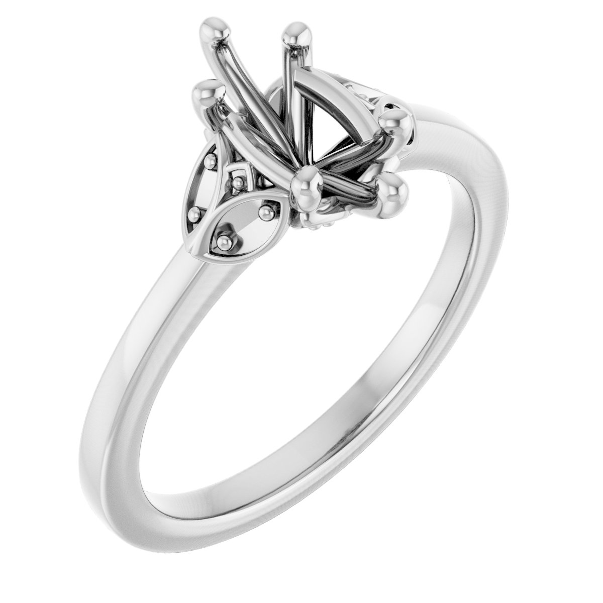 Accented Engagement Ring