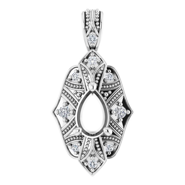 14k White Gold