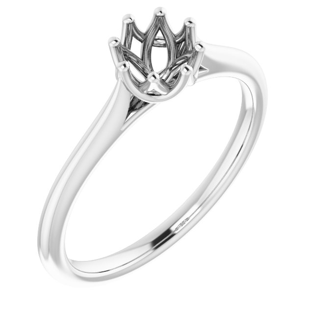 Solitaire Engagement Ring or Band