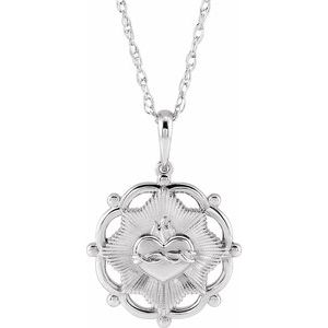 14k Yellow Gold Sacred Heart 18 14k Yellow Gold Sacred Heart 18