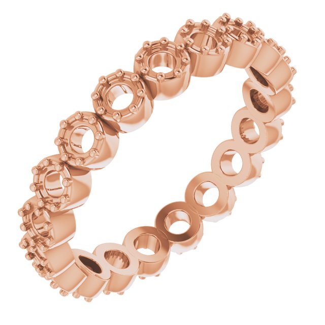 Rose-Cut Eternity Band