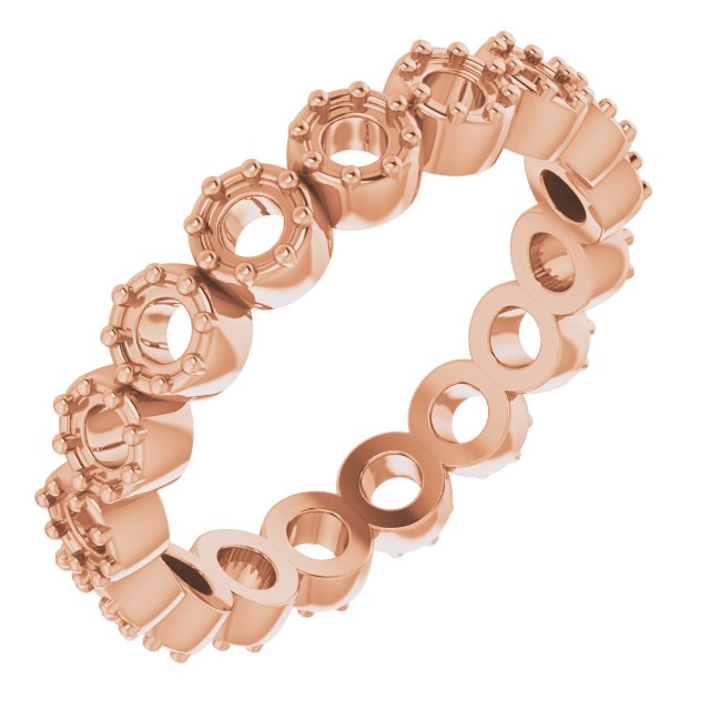 Rose-Cut Eternity Band