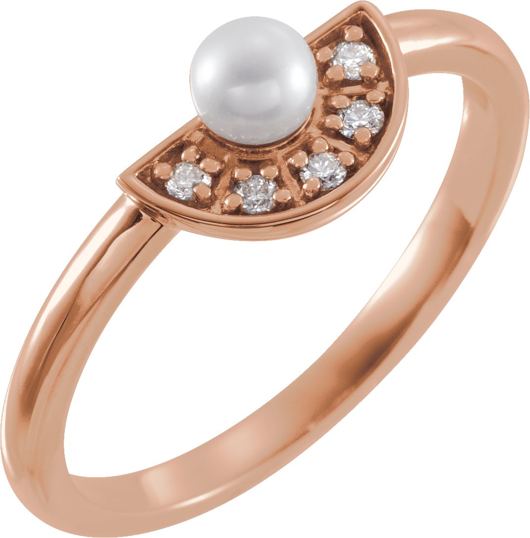 Pearl Fan Ring