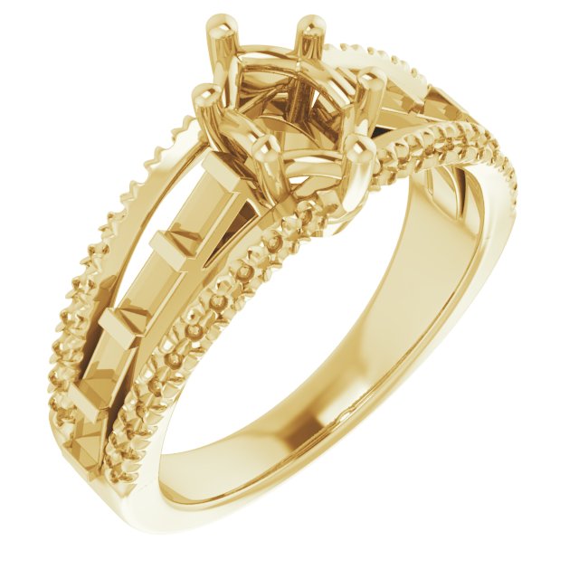 Accented Engagement Ring