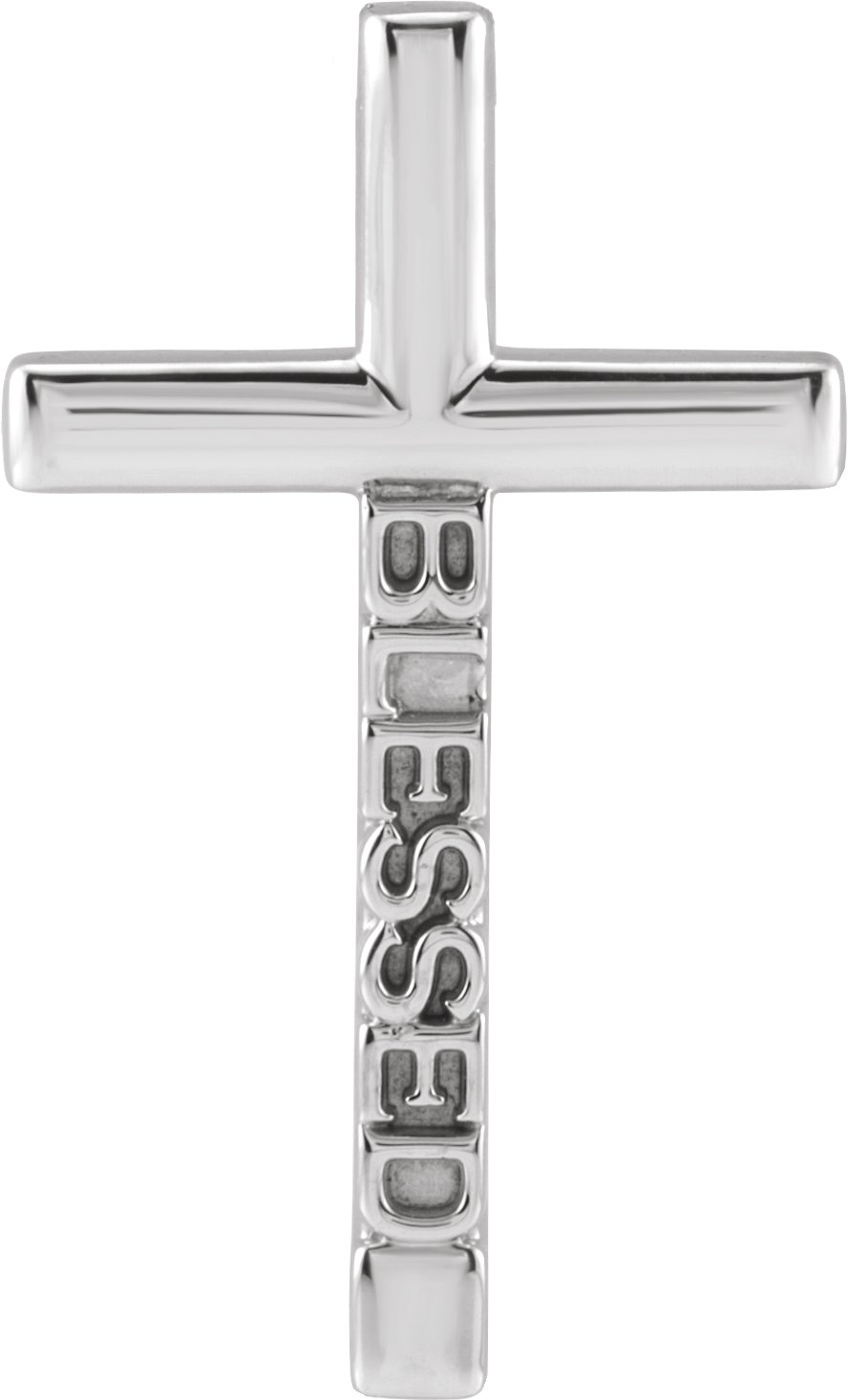 Sterling Silver Blessed Cross Pendant