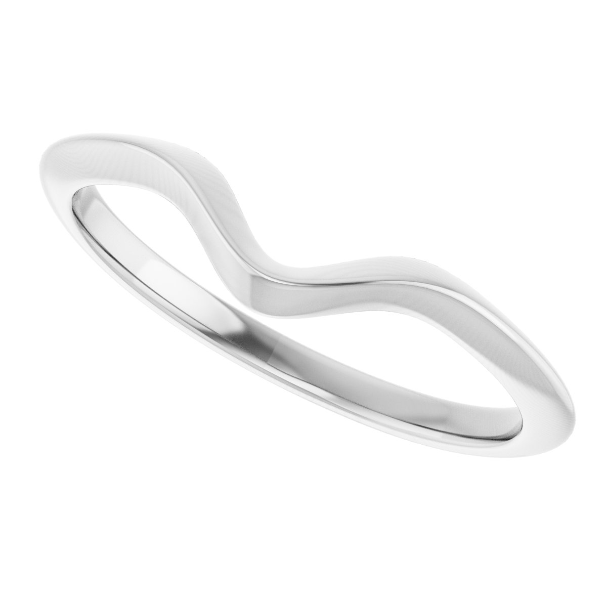 14K White Matching Band-5