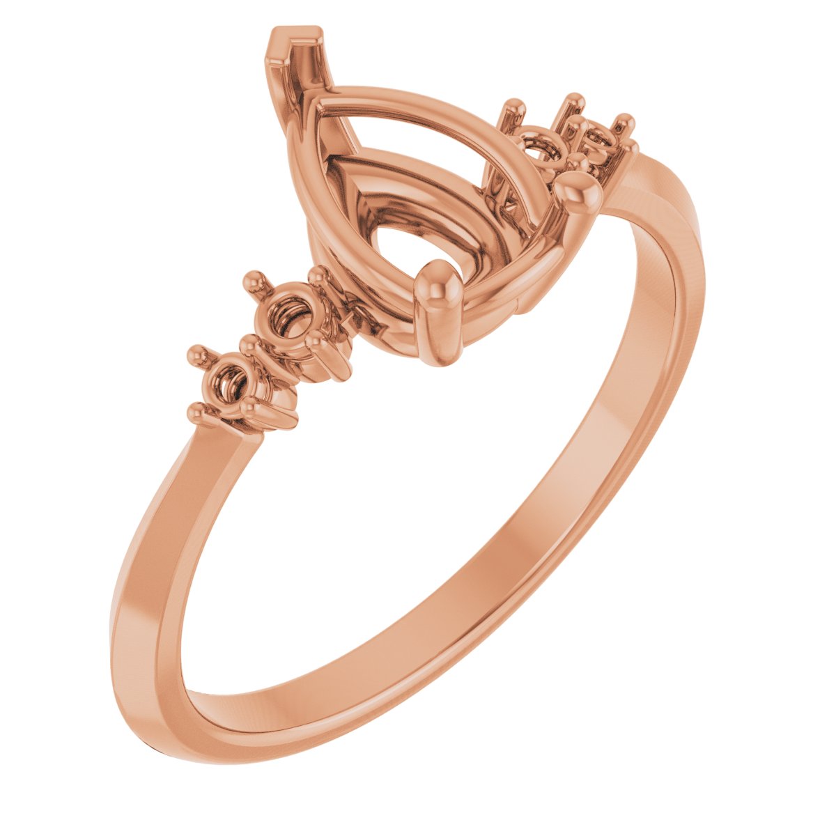 Accented Engagement Ring or Band