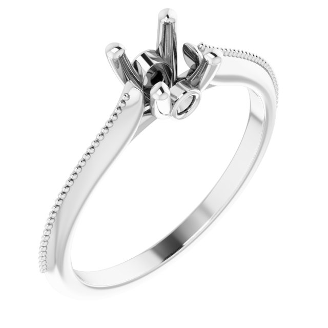 Accented Engagement Ring or Band