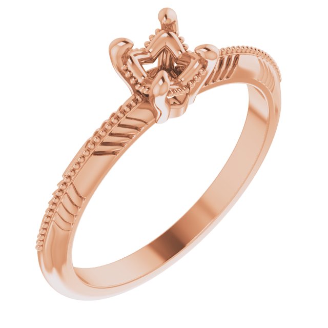 Solitaire Engagement Ring or Band