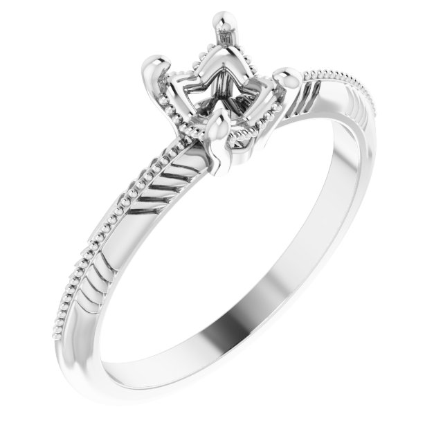Solitaire Engagement Ring or Band