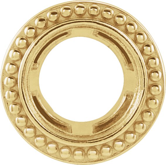 Round Bezel-Set Basket Setting