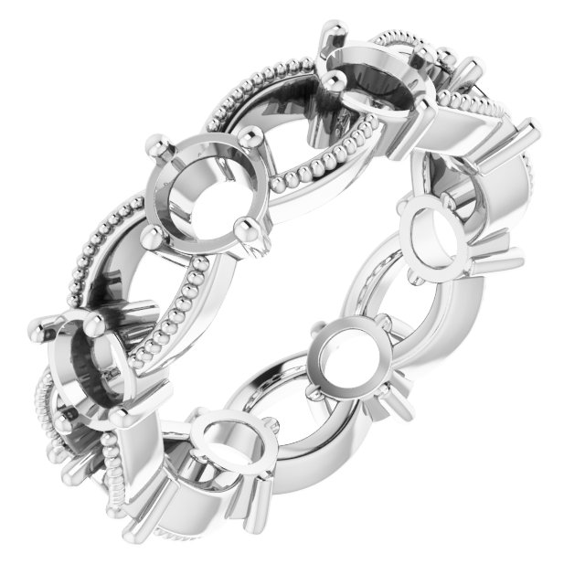Milrain Edge Pierced Eternity Band