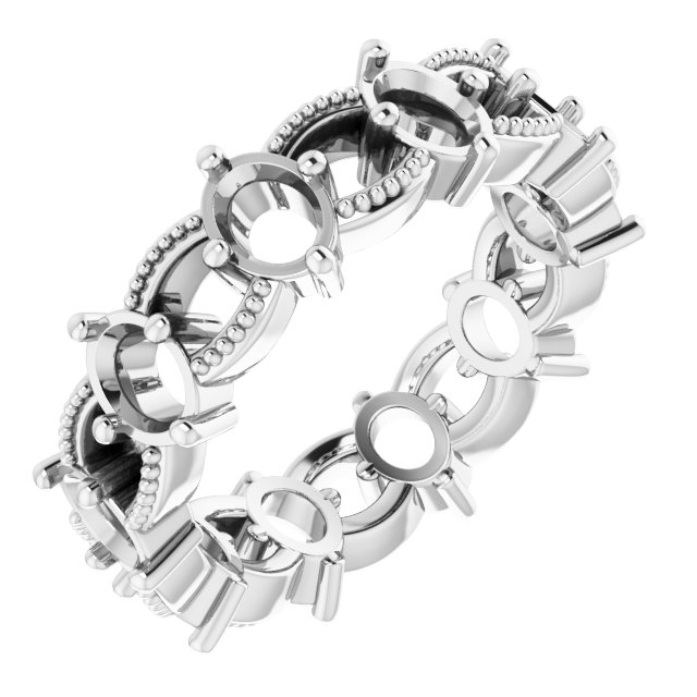Milrain Edge Pierced Eternity Band