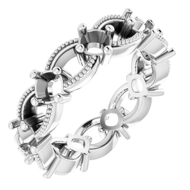 Milrain Edge Pierced Eternity Band