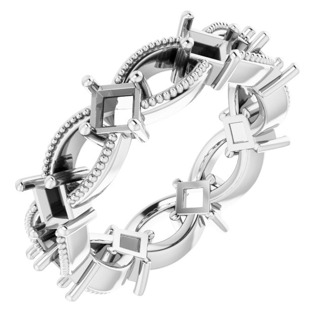 Milrain Edge Pierced Eternity Band