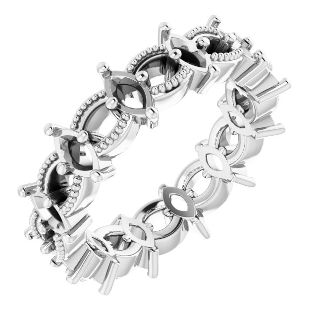 Milrain Edge Pierced Eternity Band