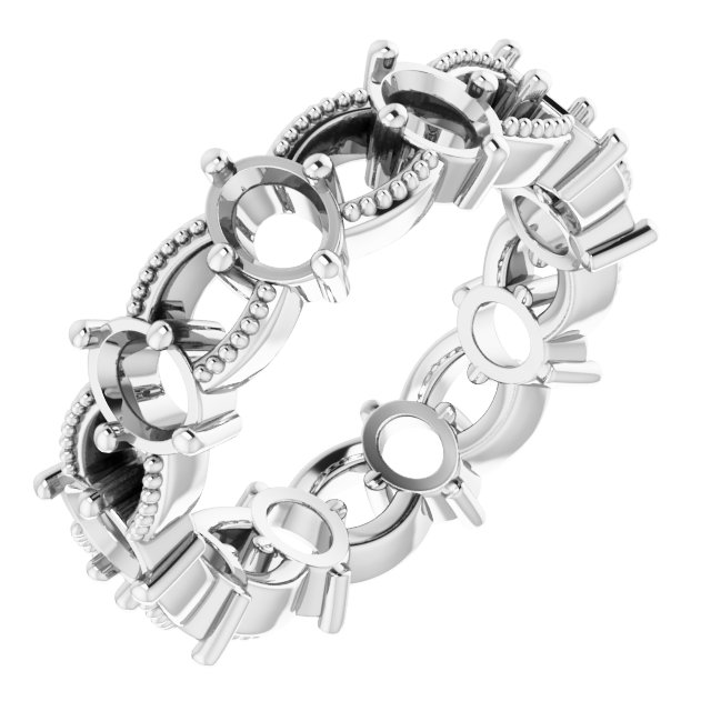 Milrain Edge Pierced Eternity Band