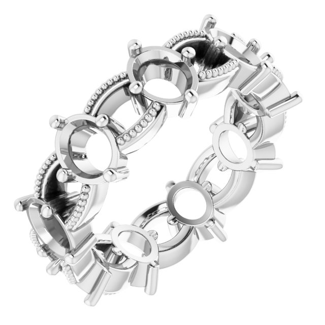 Milrain Edge Pierced Eternity Band